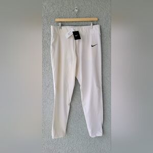 Nike men baseball pants size Large color white